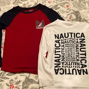 Bundle of 2 NWOT Nautica long sleeve tees.